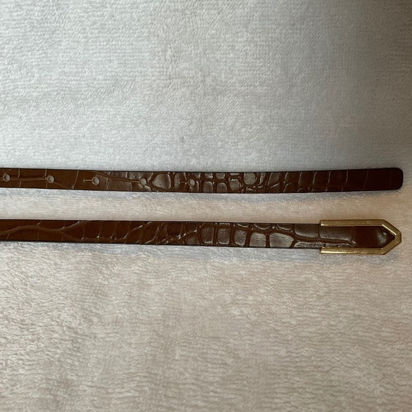 **Free with Purchase** Brown Belt Vegan Leather with Snake Skin Pattern - Picture 6 of 11